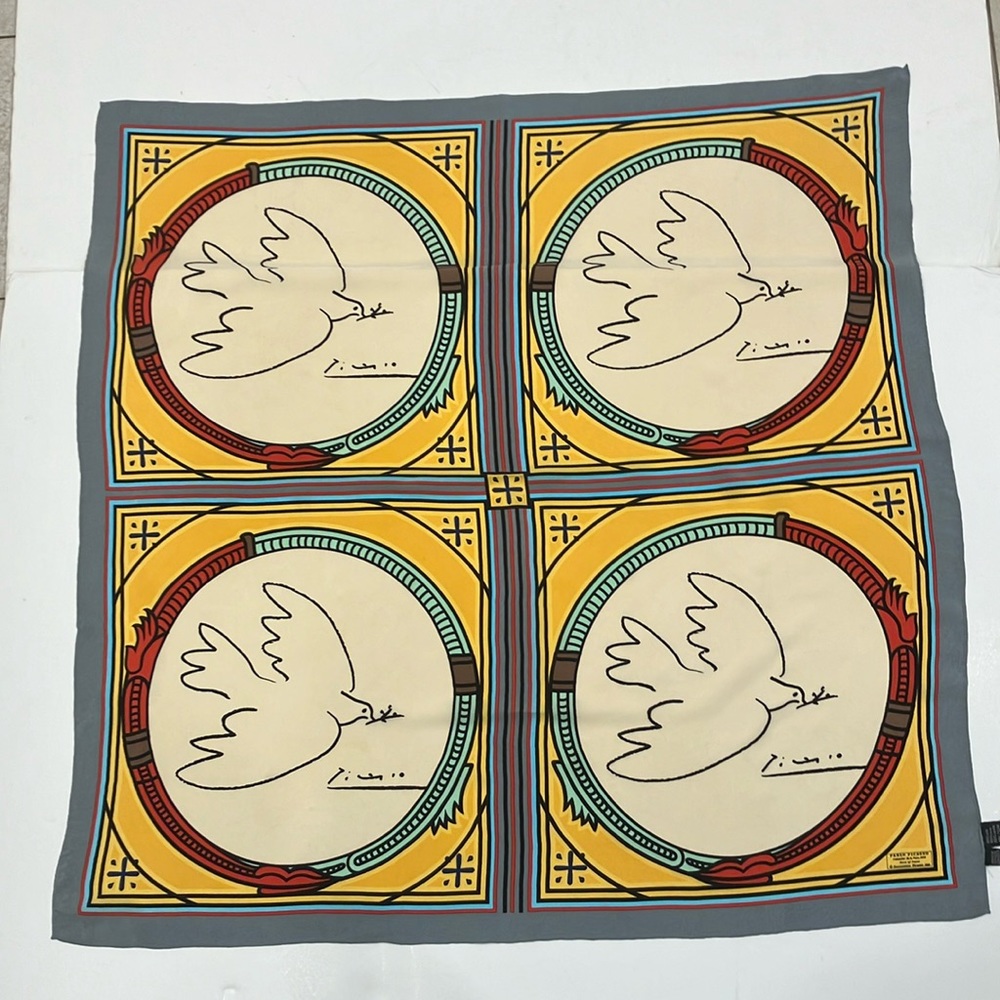 Picasso silk scarf